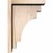 Ekena Millwork Mediterranean Smooth Corbel w/Backplate, Douglas Fir, 5 1/2"W x 10"D x 14"H COR06X10X14MED01SDF - alternate 2